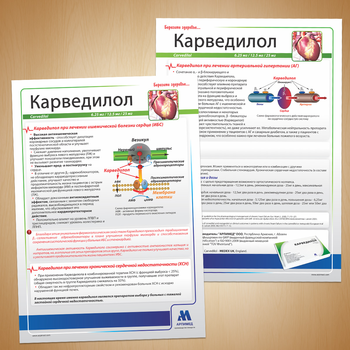 Arpimed Flyers N3-Flyer Design for Arpimed Pharmaceutical Company (Package N3)