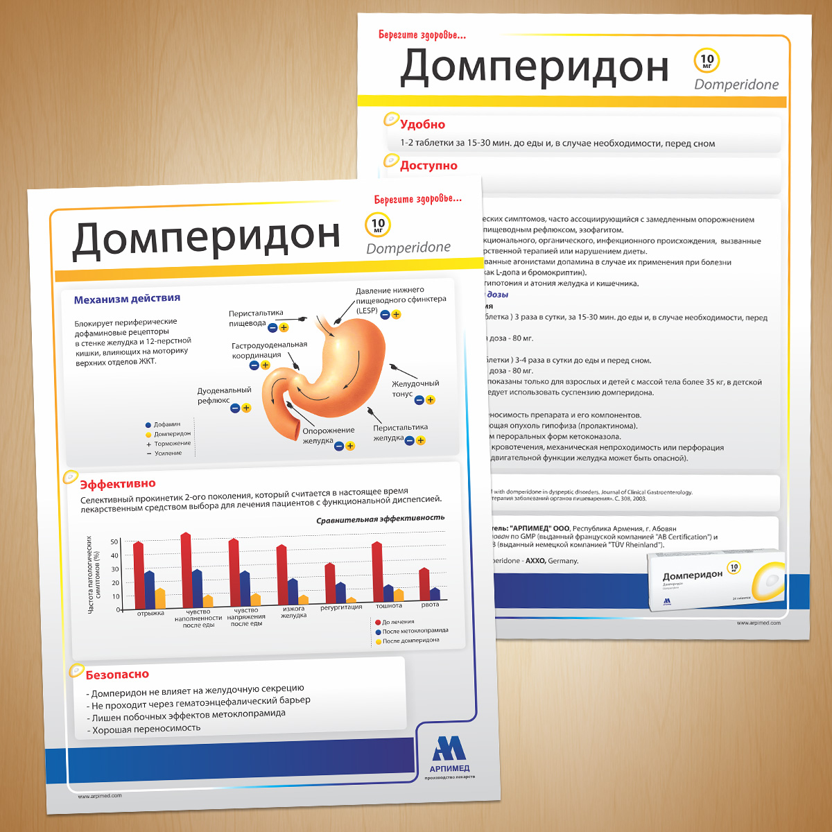 Arpimed Flyers N3-Flyer Design for Arpimed Pharmaceutical Company (Package N3)