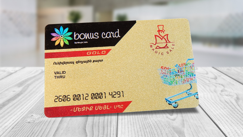 Bonus Card-Discount Cards & Guidebook Design for Magic Sale LLC